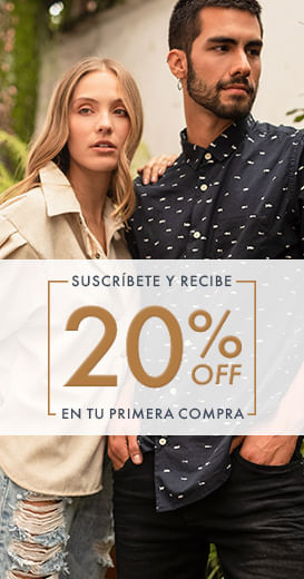 suscribete y obtén 20% off en tu primera compra