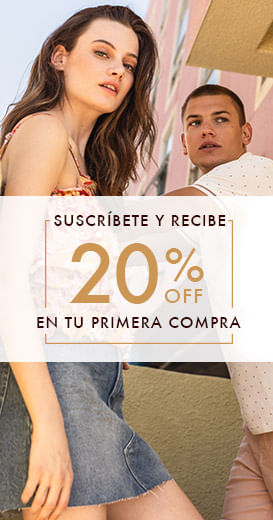 suscribete y obtén 20% off en tu primera compra