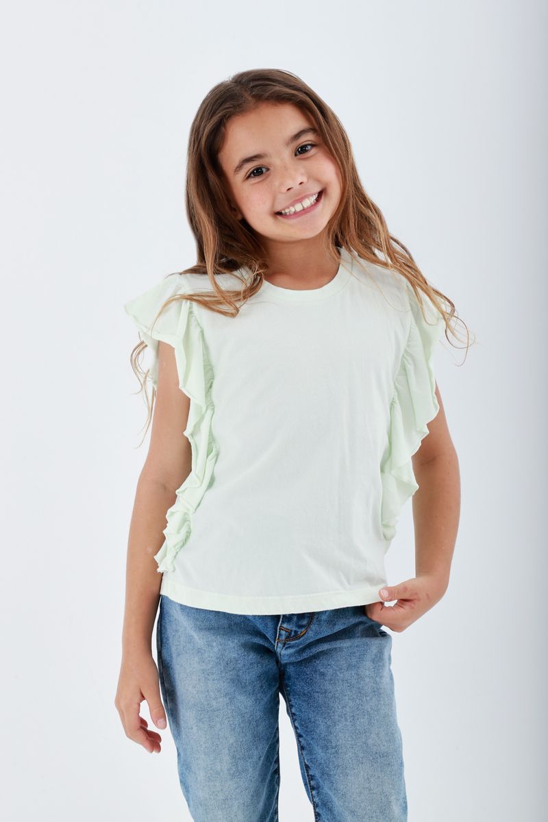 tshirt-para-niña-tennis-verde