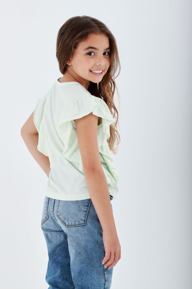 tshirt-para-niña-tennis-verde