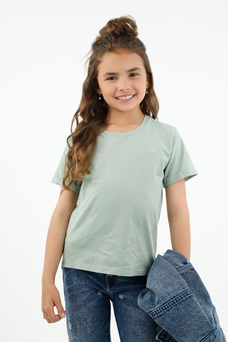 tshirt-para-niña-tennis-verde