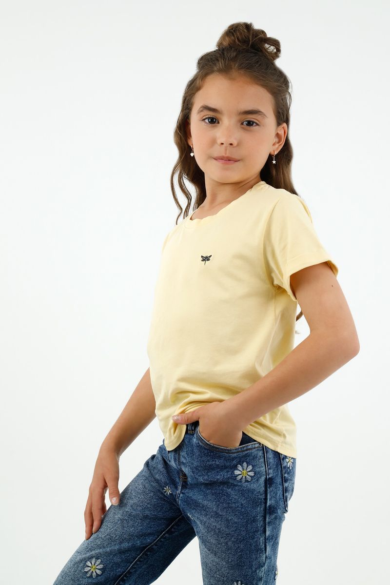 tshirt-para-niña-tennis-amarillo