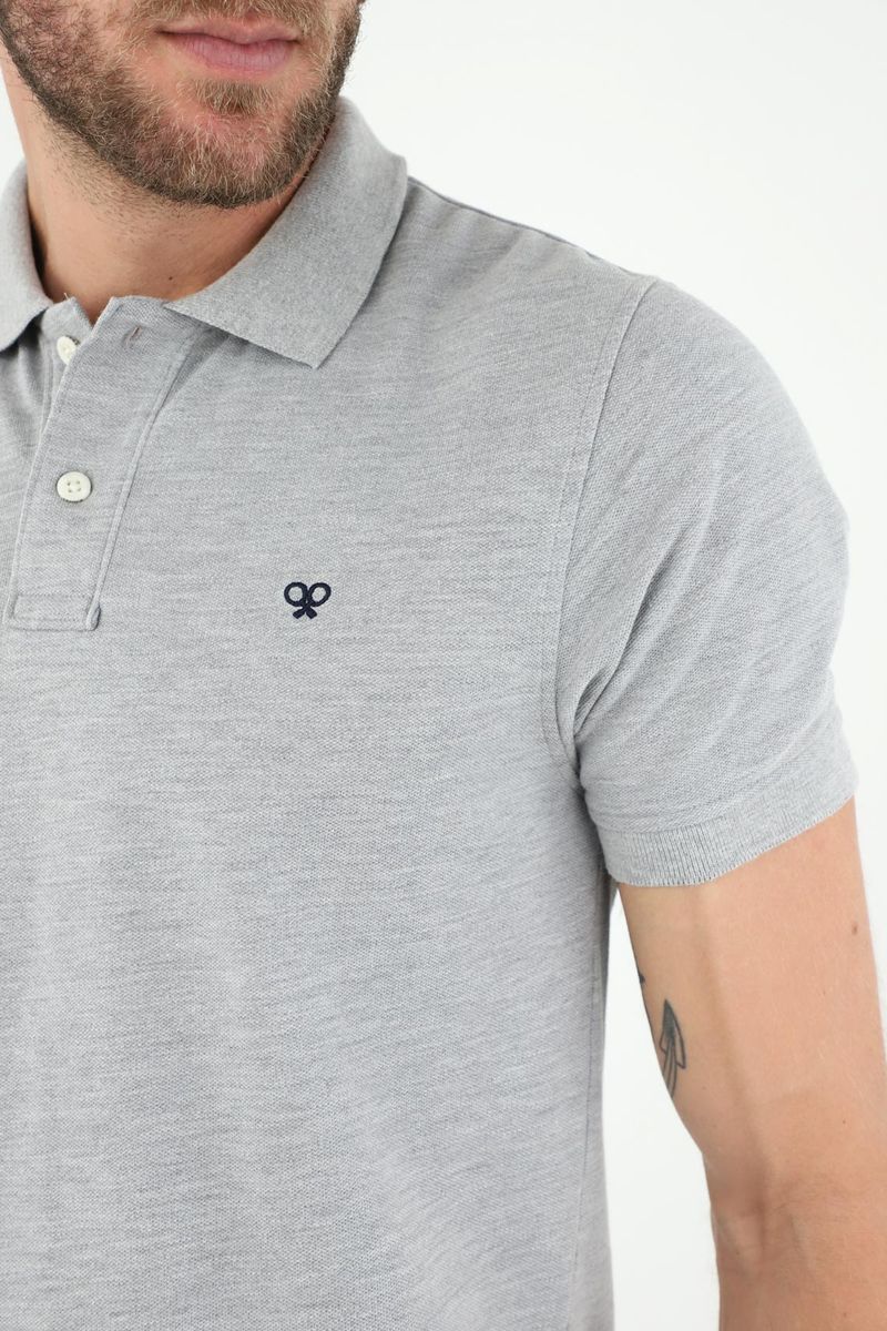 polos-para-hombre-tennis-gris