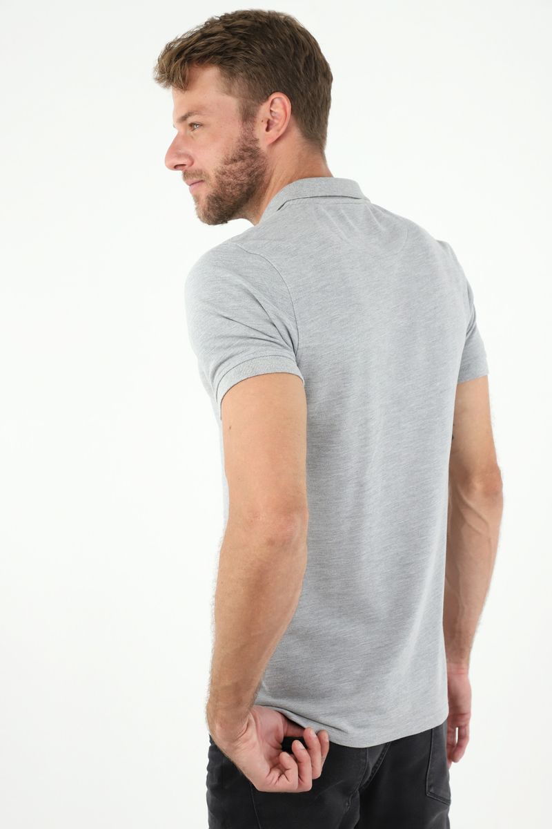 polos-para-hombre-tennis-gris