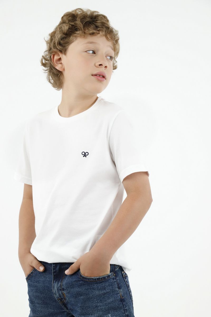 tshirt-para-niño-tennis-blanco