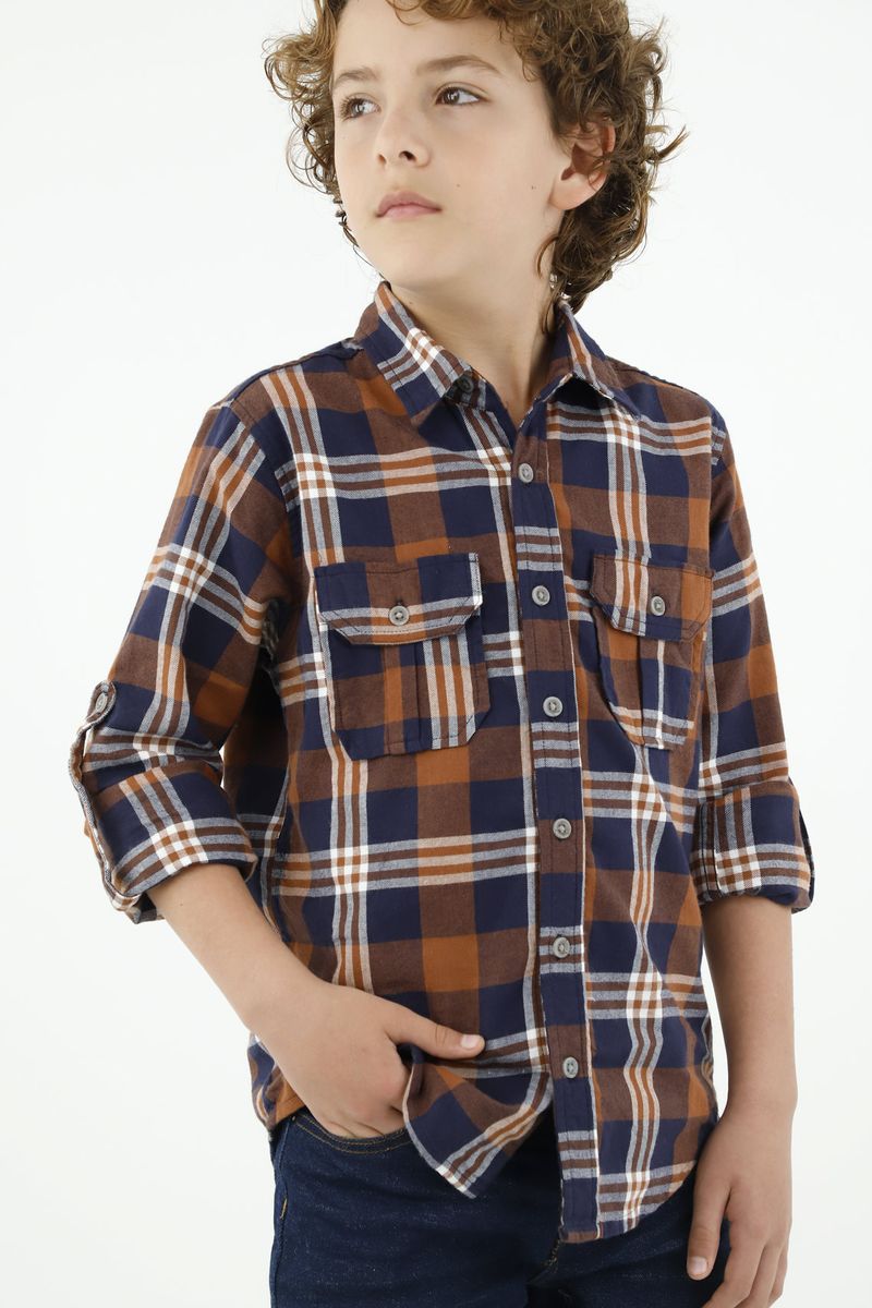 camisas-para-niño-tennis-naranja