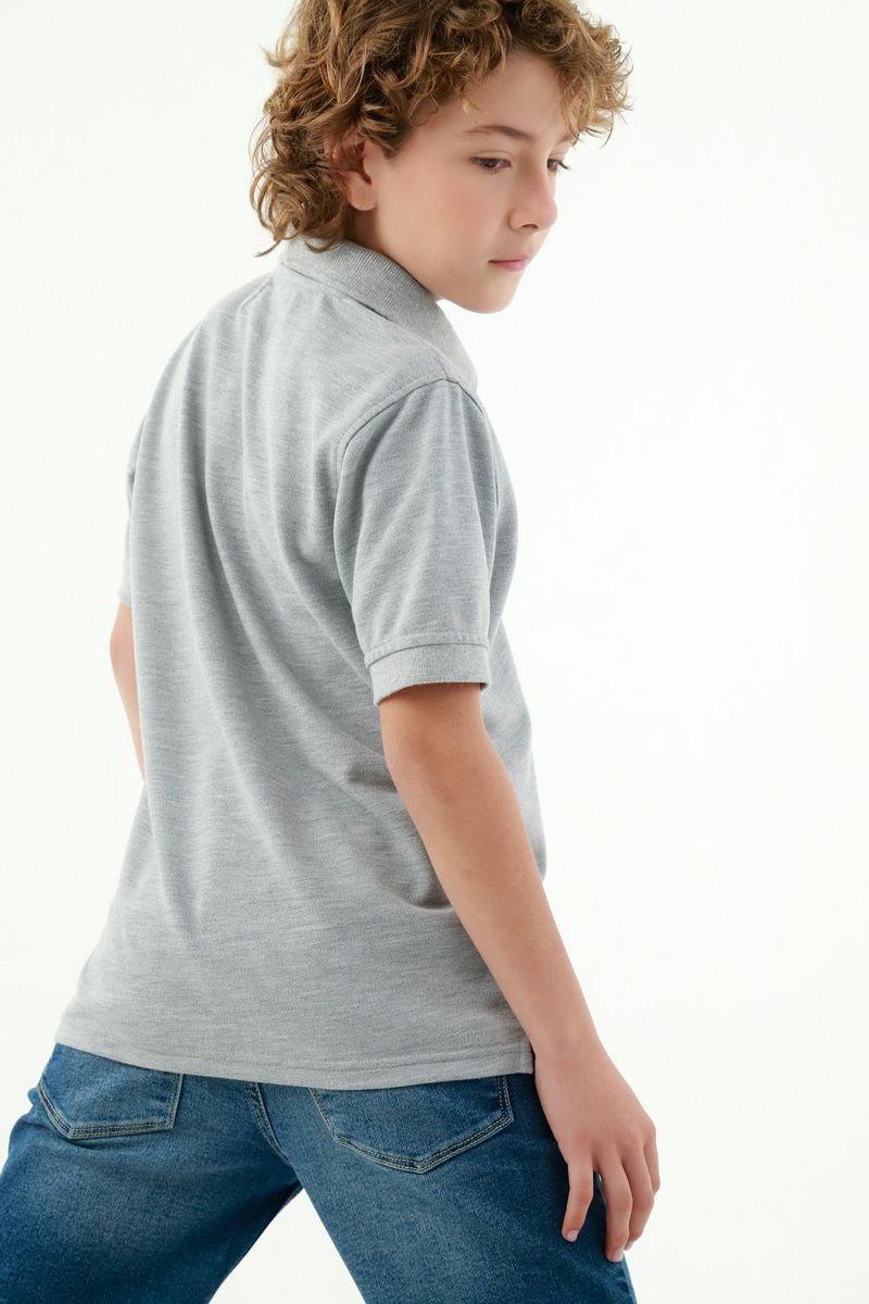 polos-para-niño-tennis-gris
