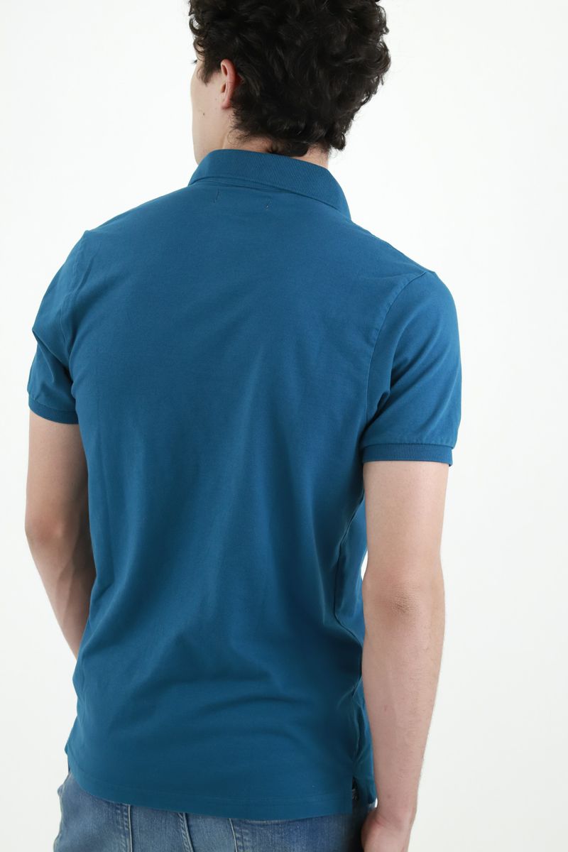 polos-para-hombre-tennis-azul