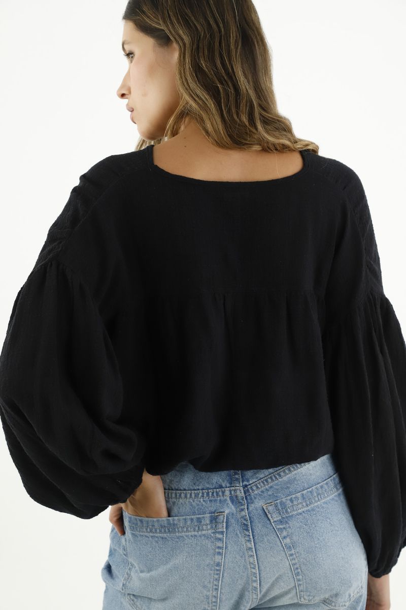 camisas-para-mujer-topmark-negro