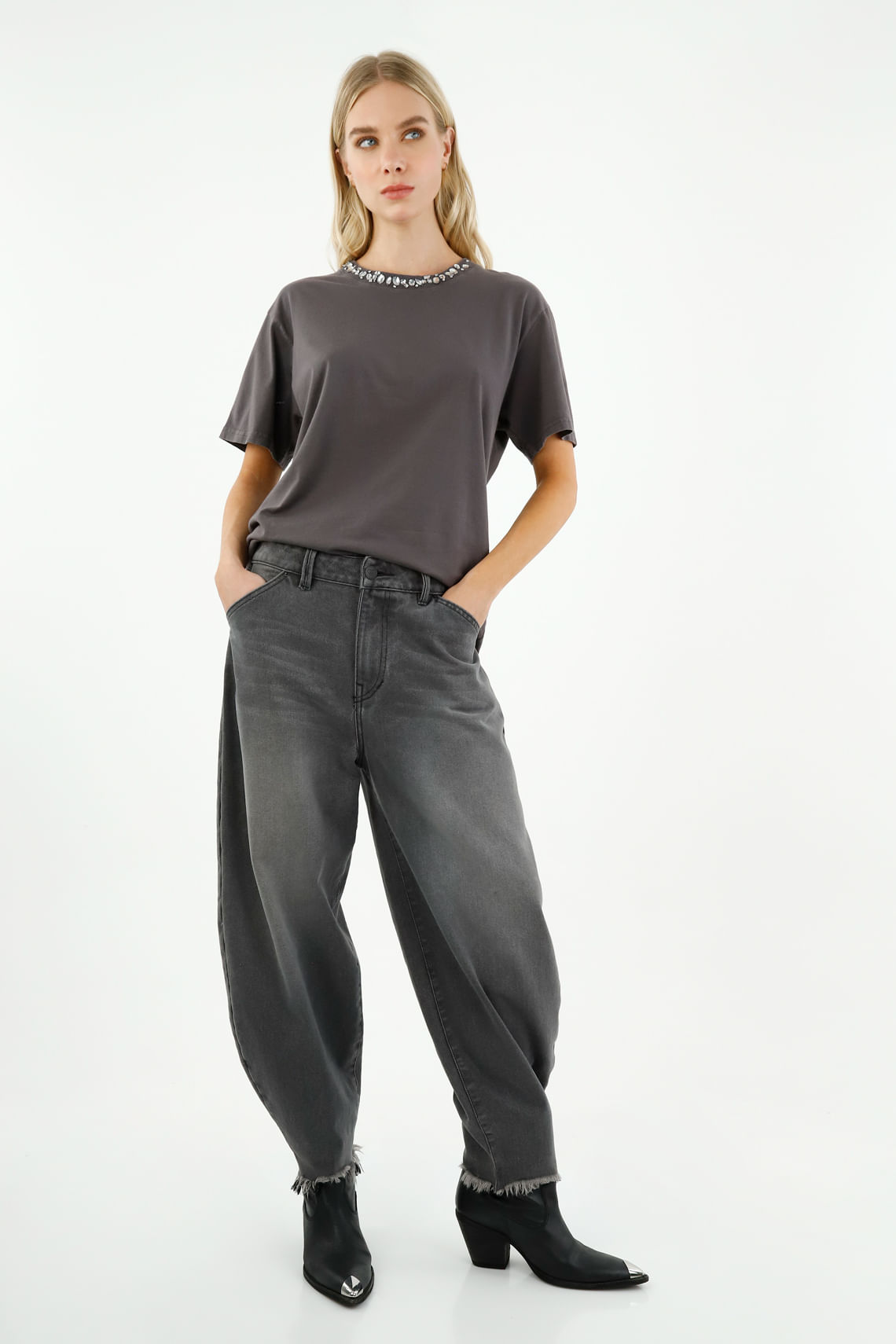  Camiseta básica orgánica para mujer, Gris (Pure Grey), XXL :  Generic: Ropa, Zapatos y Joyería