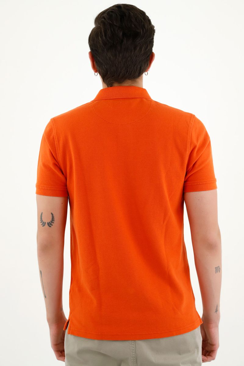 polos-para-hombre-tennis-naranja