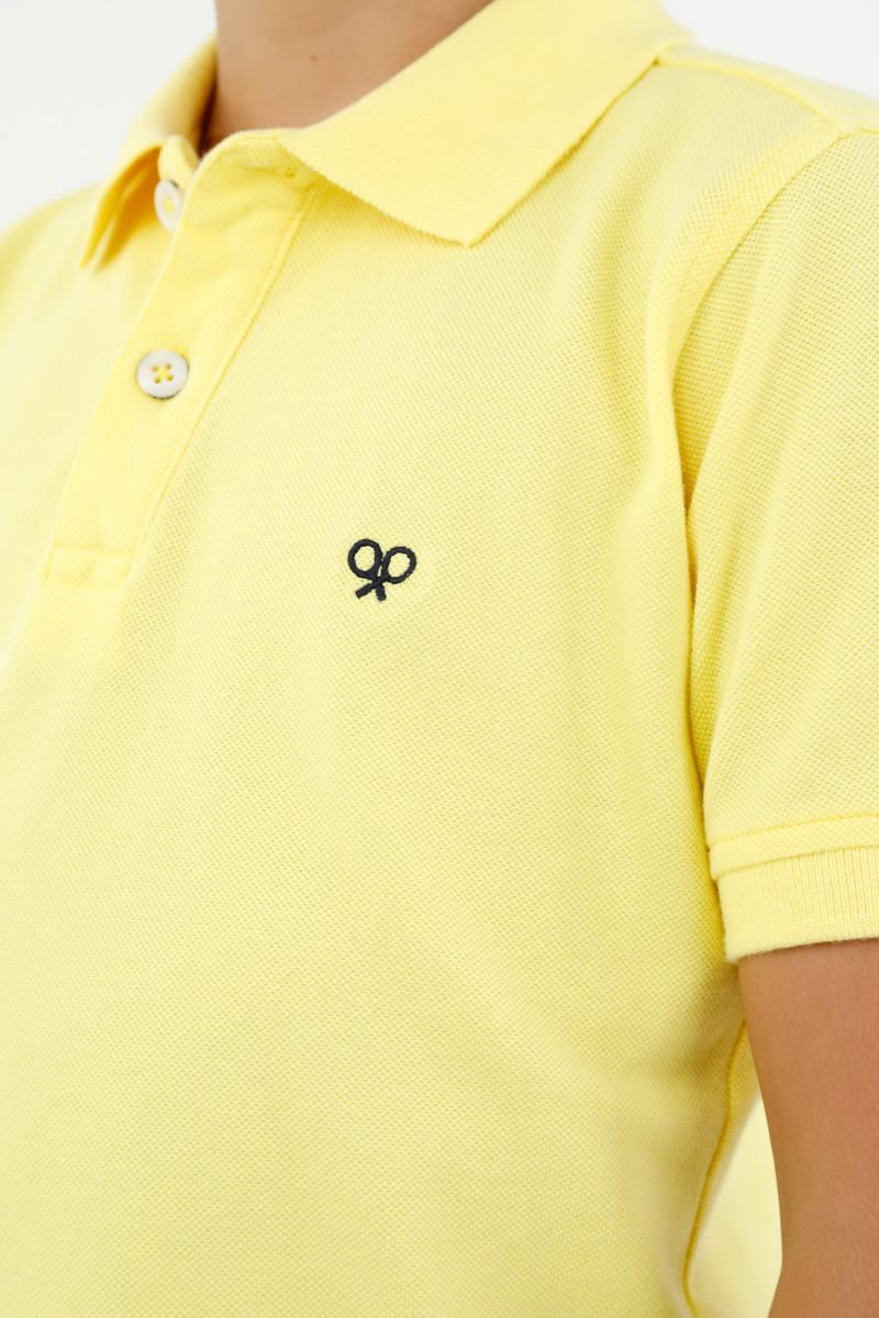 polos-para-niño-tennis-amarillo