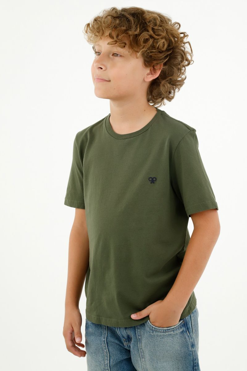 tshirt-para-niño-tennis-verde