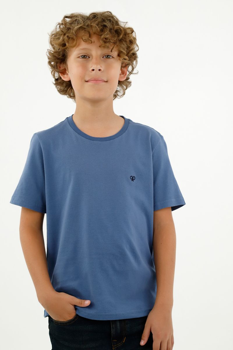 tshirt-para-niño-tennis-azul