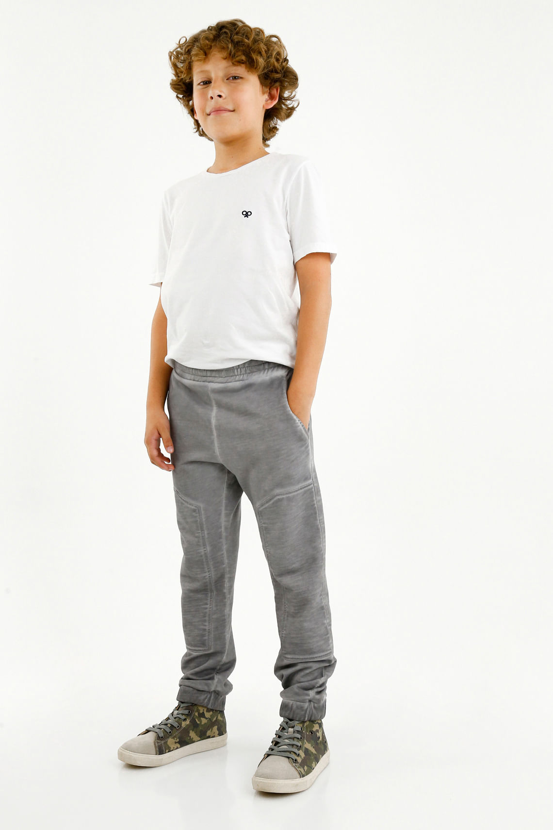 Pantalon 2025 gris niño