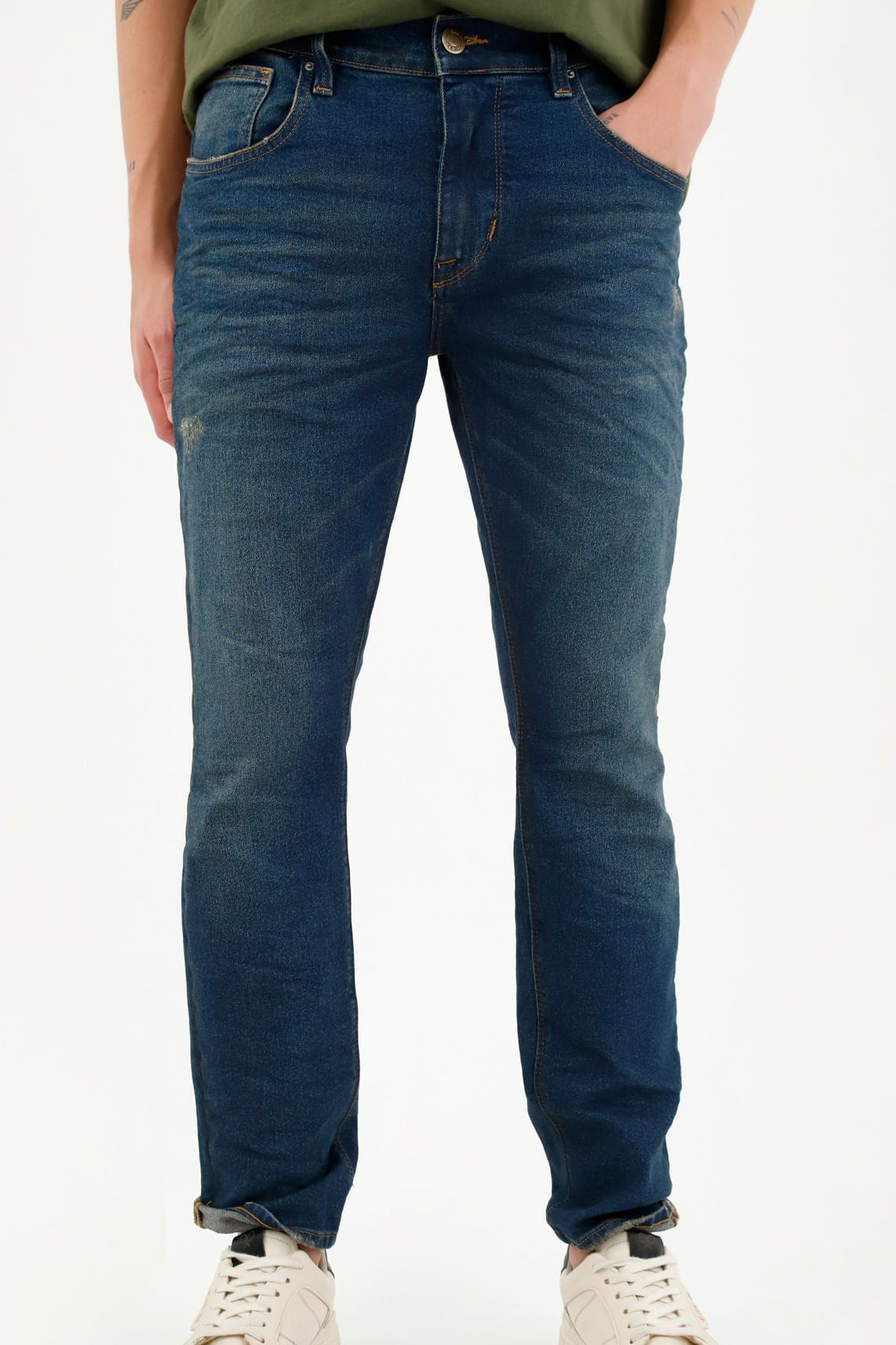 Jeans discount tenis hombre