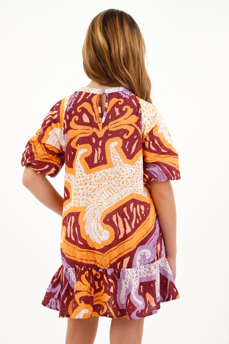 vestidos-para-niña-tennis-naranja