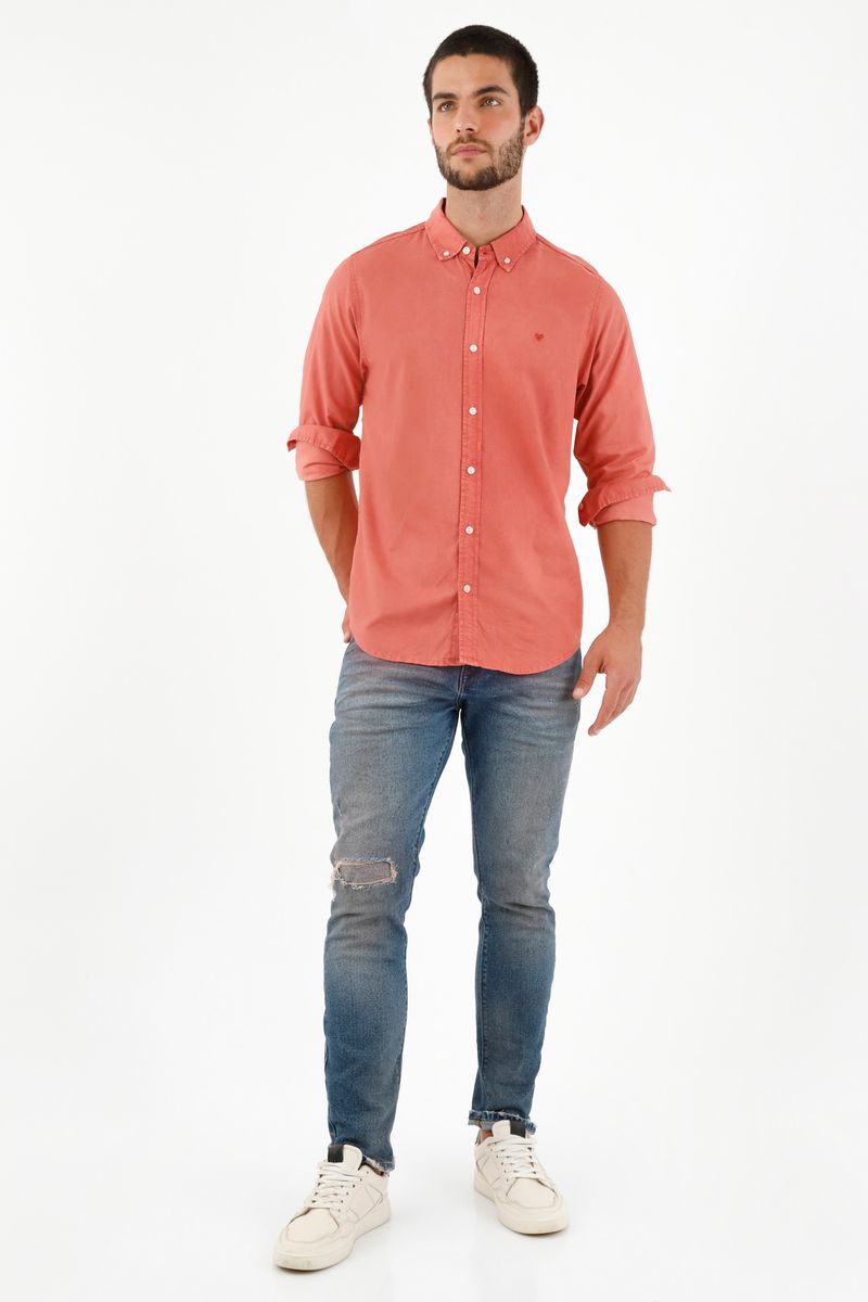 camisas-para-hombre-tennis-naranja