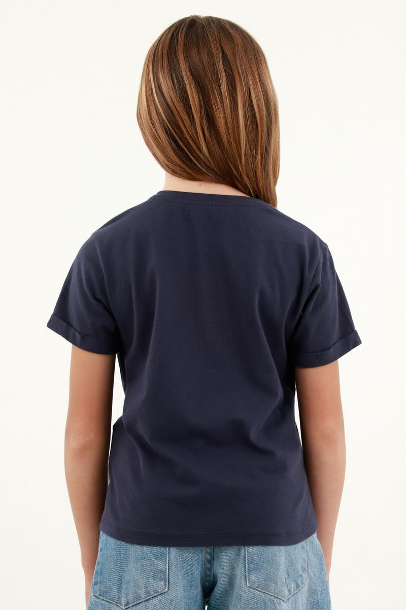 tshirt-para-niña-tennis-azul