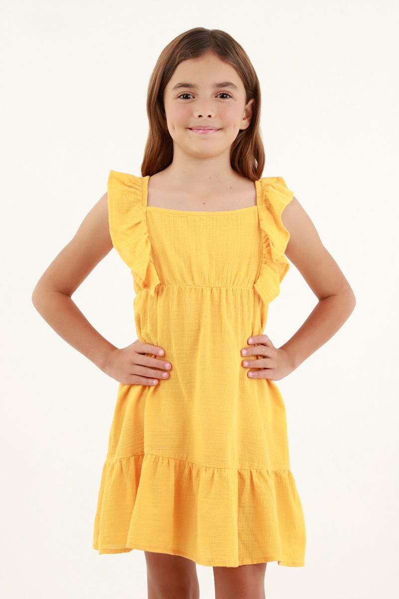 vestidos-para-niña-tennis-amarillo