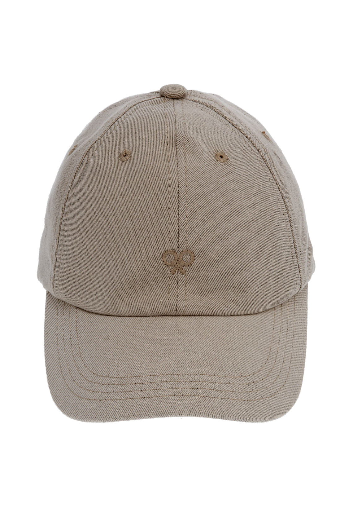 Gorra con efecto overdye café para hombre
