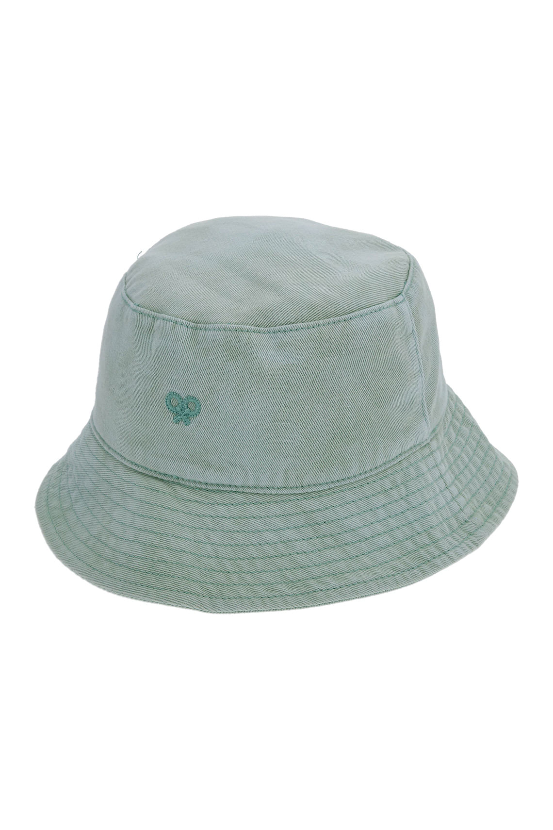 Bucket Hat verde con efecto overdye para hombre