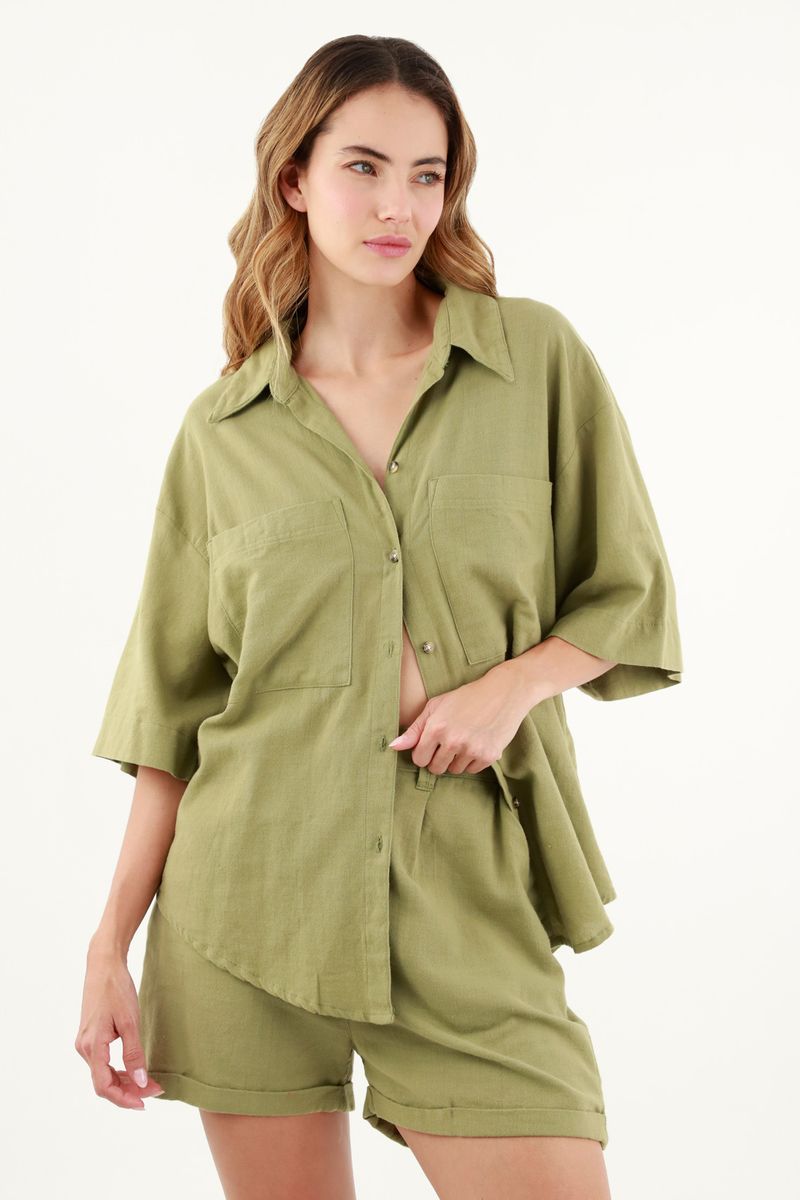 camisas-para-mujer-topmark-verde