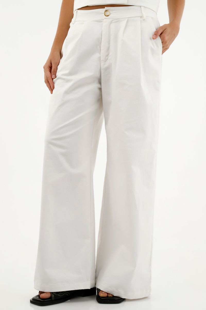 Pants blancos para cheap mujer