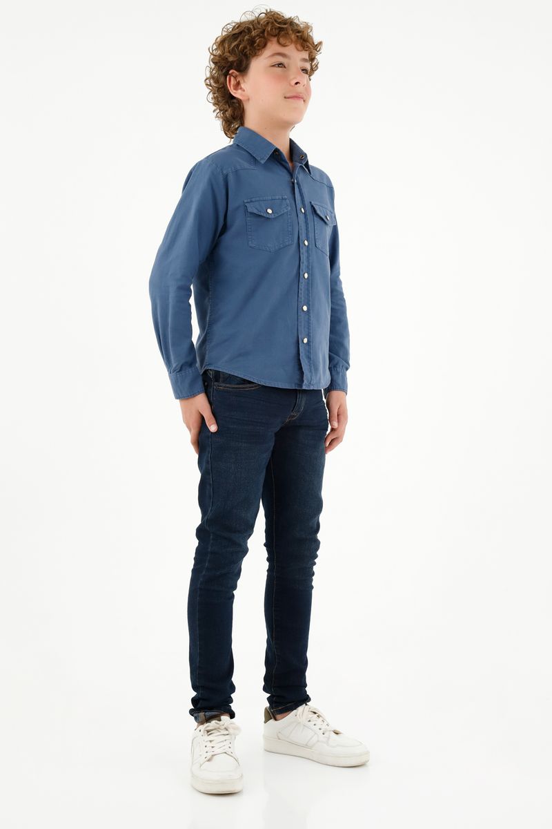 camisas-para-niño-tennis-azul