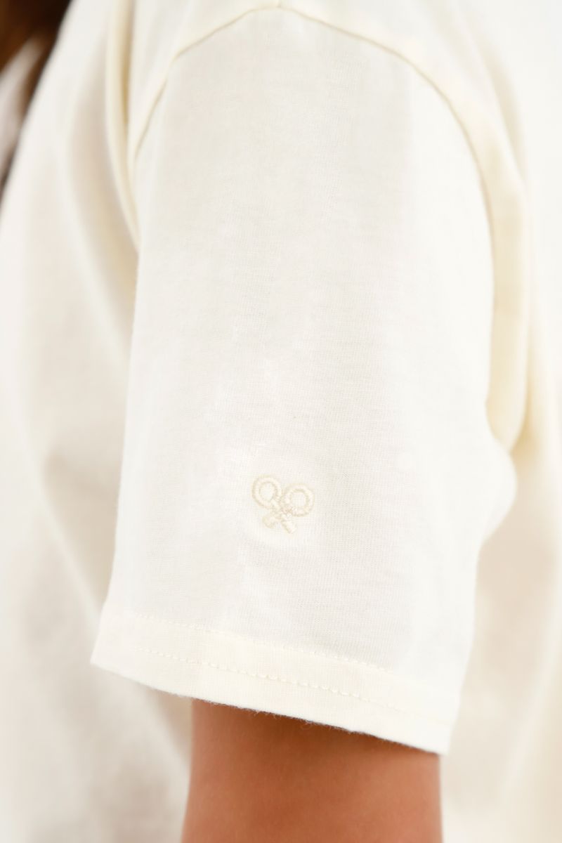 tshirt-para-niña-tennis-crudo