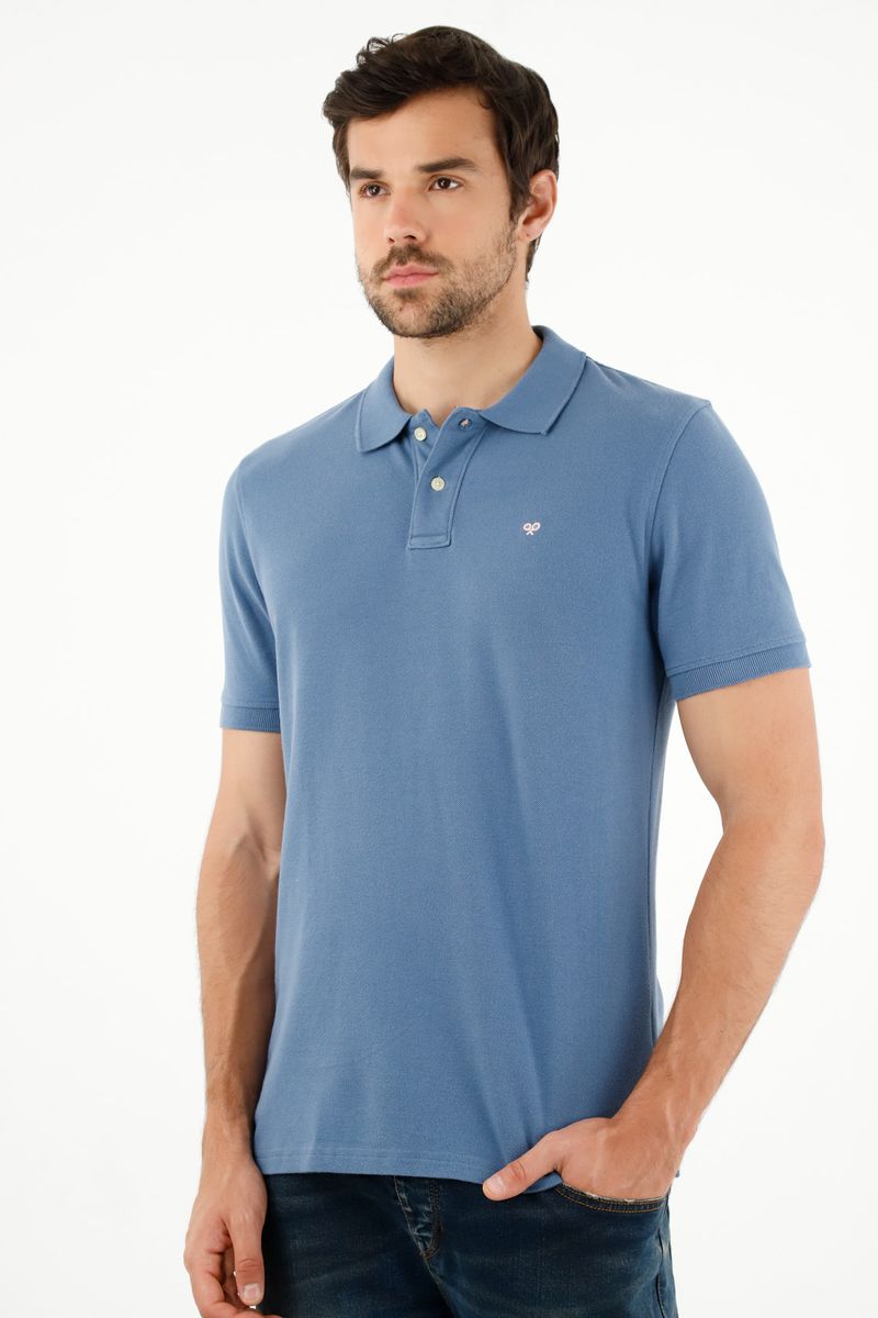 polos-para-hombre-tennis-azul