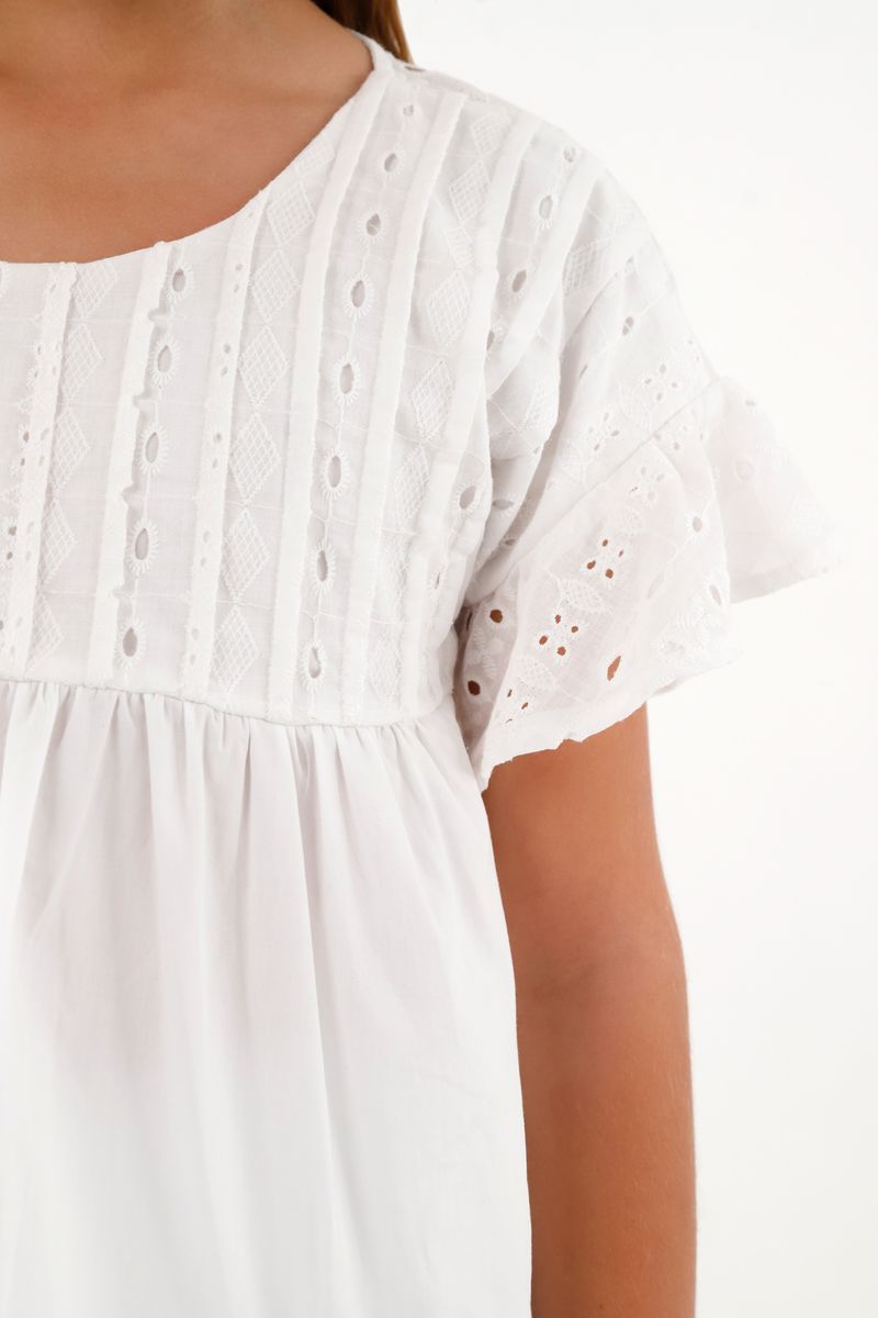 camisas-para-nina-tennis-blanco