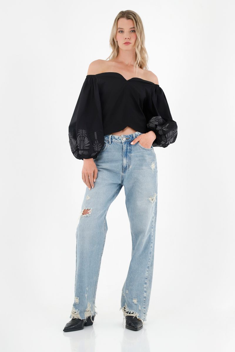 camisas-para-mujer-tennis-negro