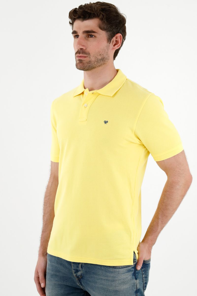 polos-para-hombre-tennis-amarillo