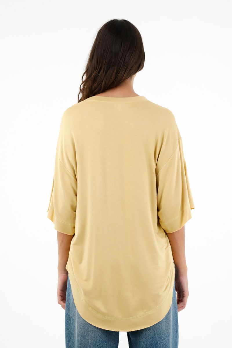 tshirt-para-mujer-topmark-amarillo