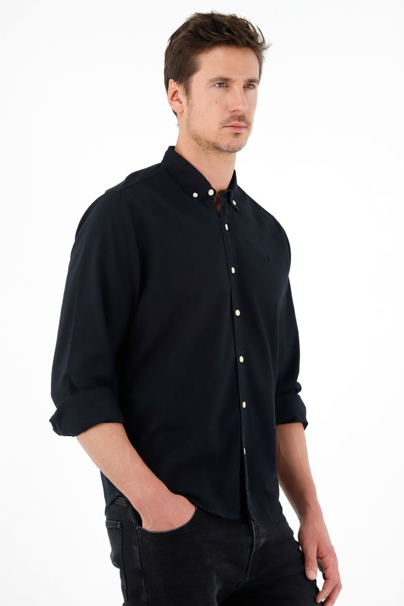 camisas-para-hombre-tennis-negro