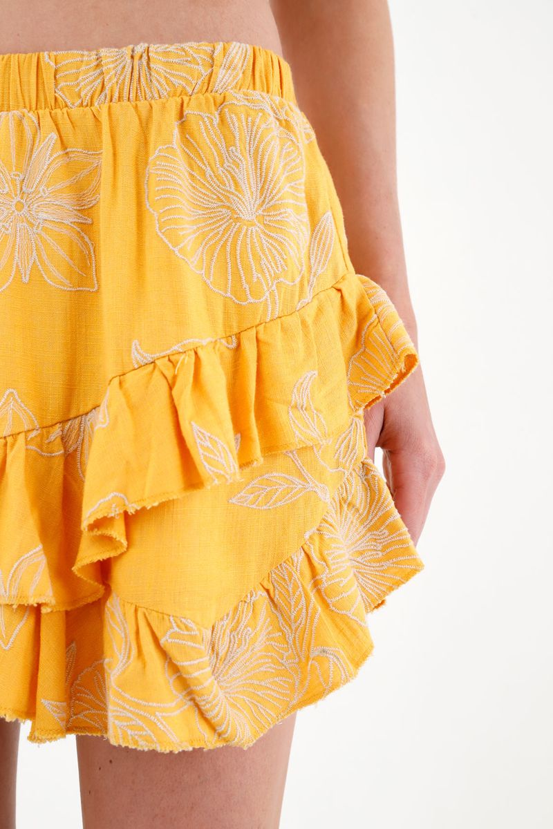 faldas-para-mujer-tennis-amarillo