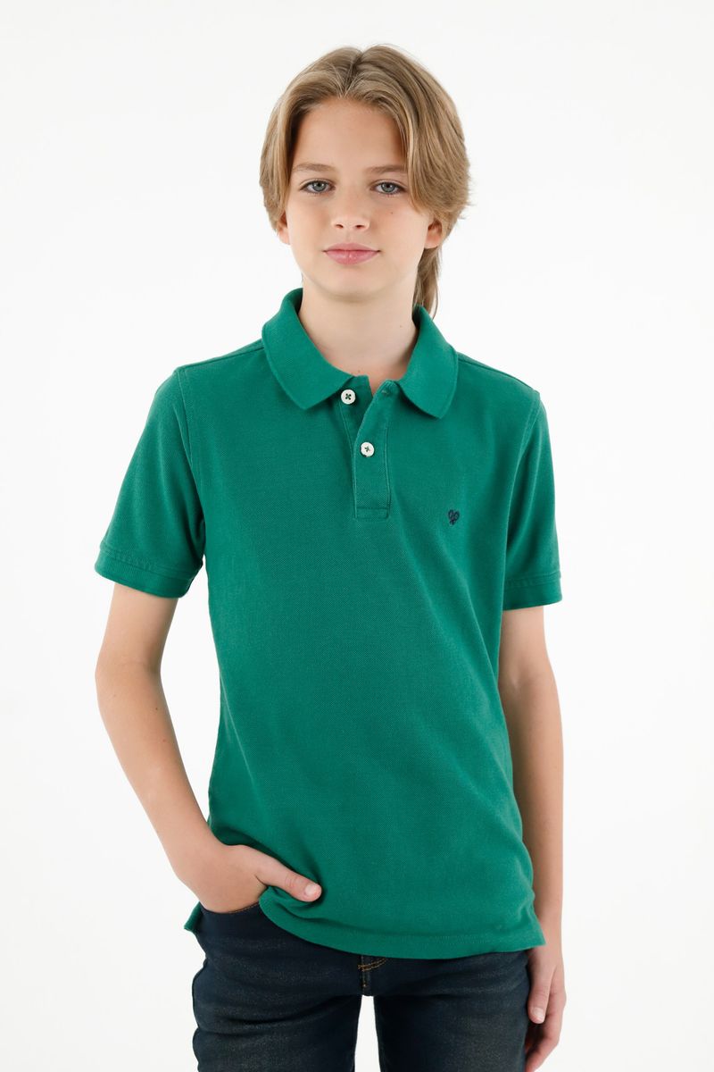 polos-para-nino-tennis-verde