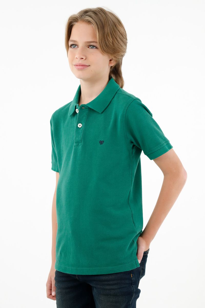 polos-para-nino-tennis-verde