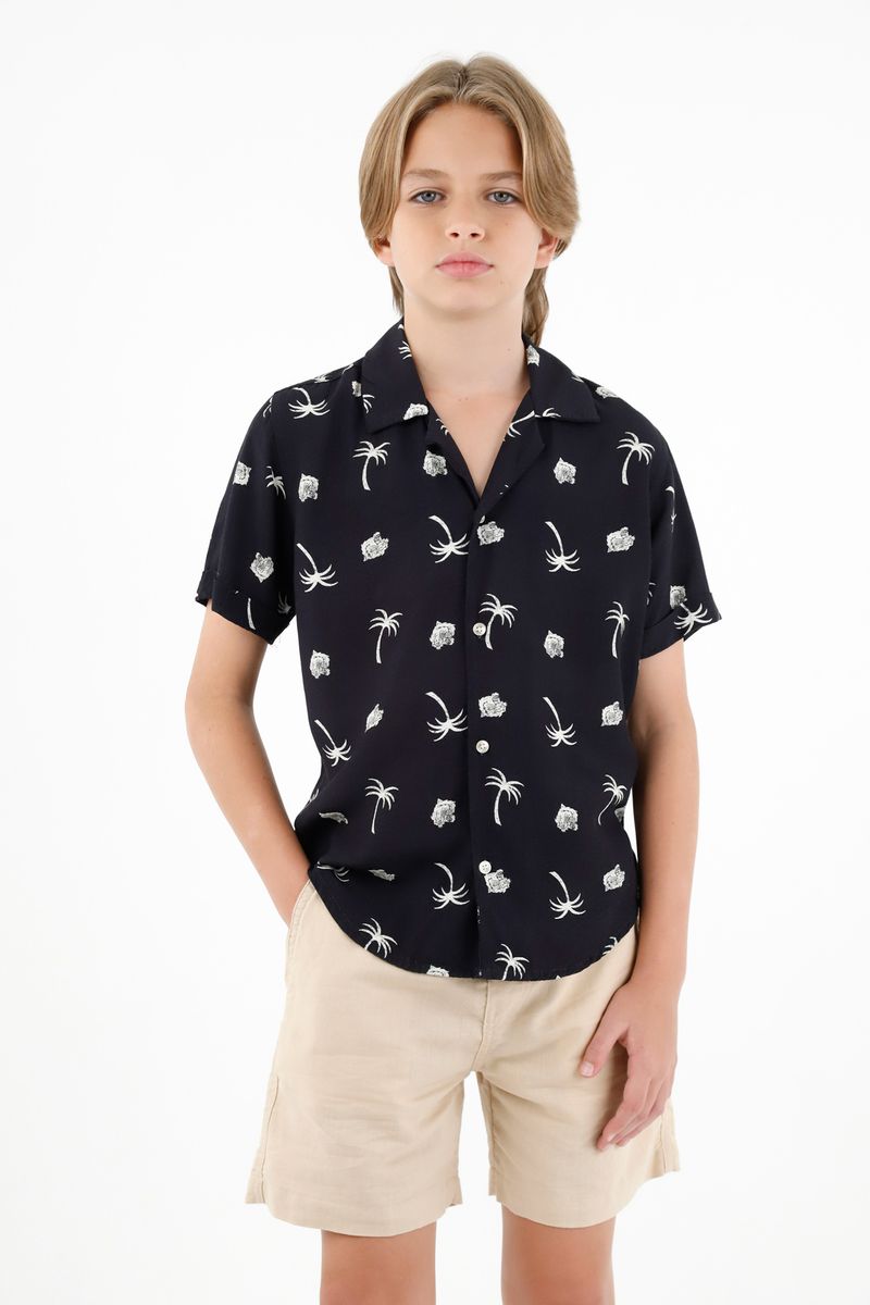 camisas-para-nino-tennis-negro