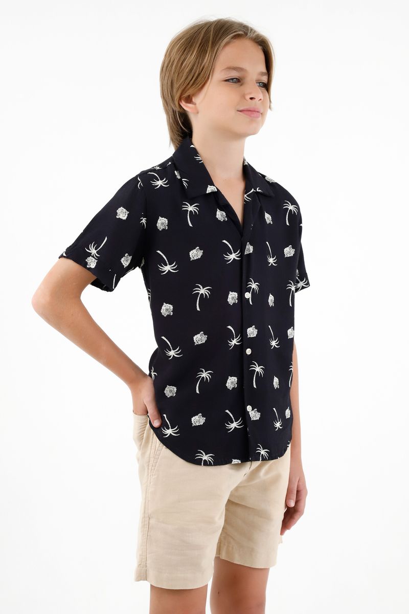 camisas-para-nino-tennis-negro