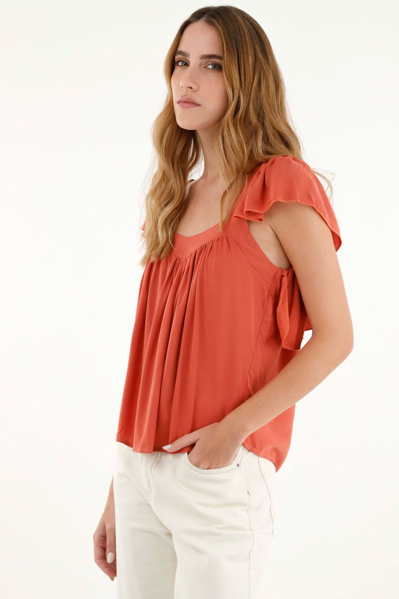 camisas-para-mujer-tennis-naranja