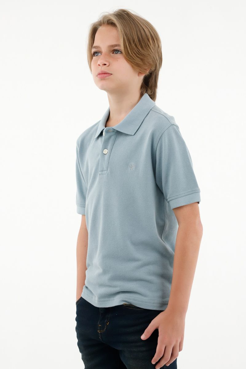 polos-para-nino-tennis-gris