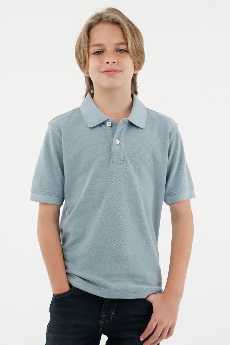 polos-para-nino-tennis-gris