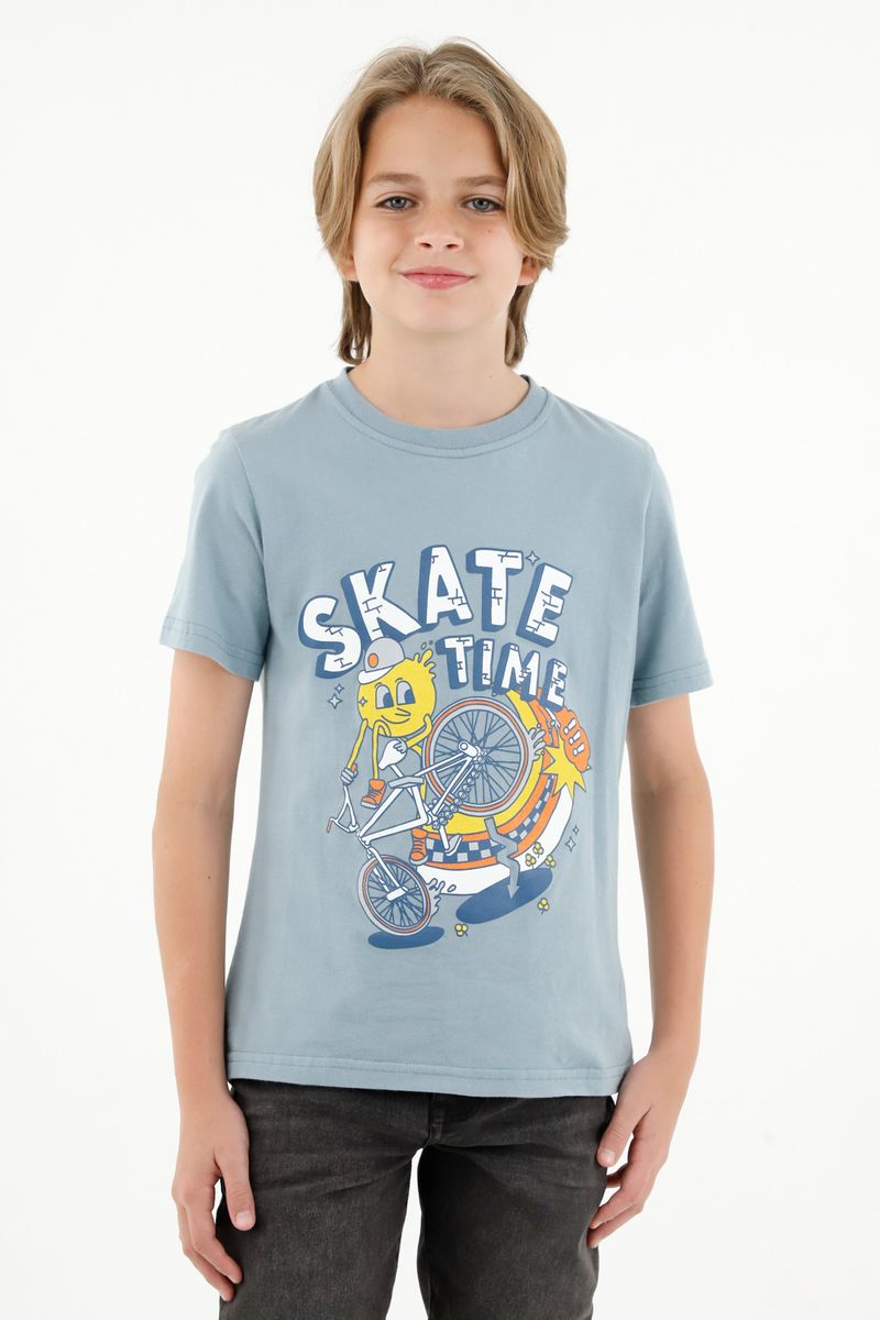 tshirt-para-nino-tennis-gris