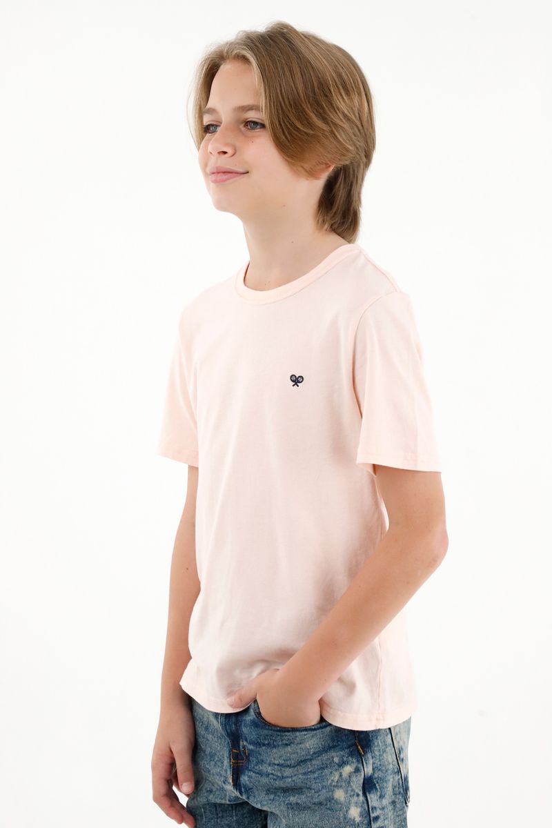tshirt-para-nino-tennis-rosado