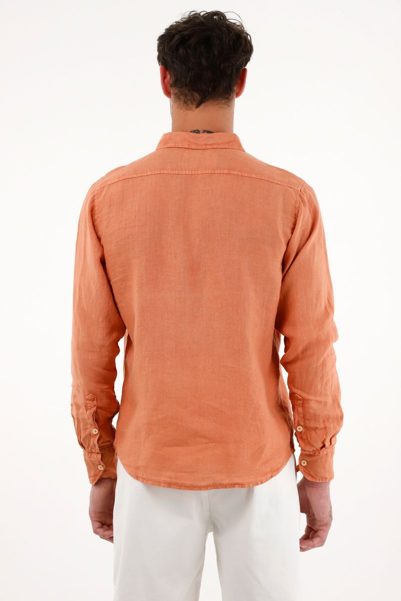 camisas-para-hombre-tennis-naranja