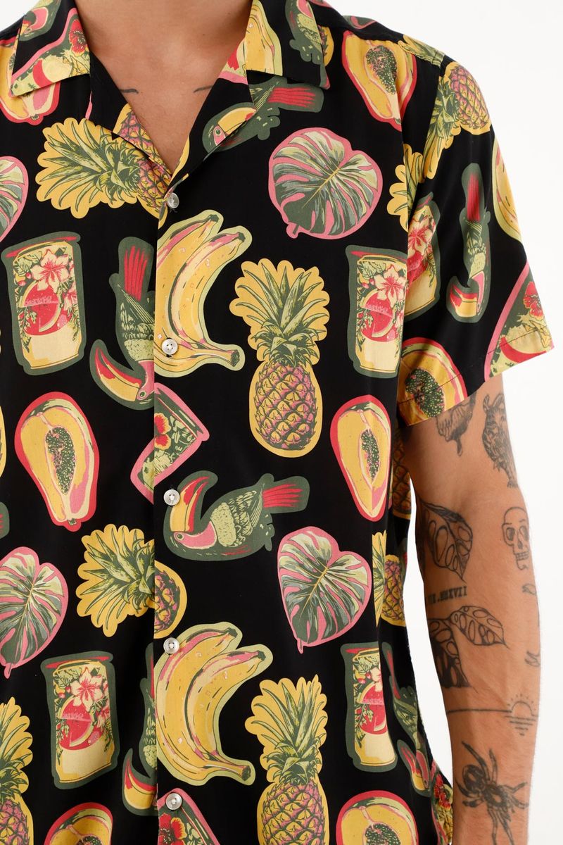 camisas-para-hombre-tennis-negro