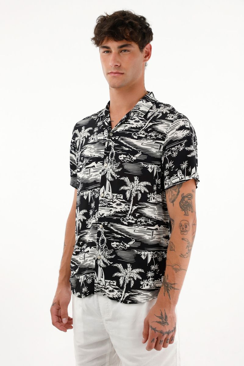 camisas-para-hombre-tennis-negro