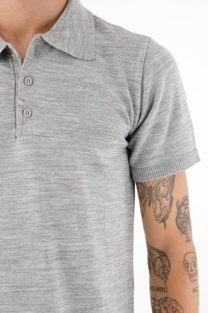 polos-para-hombre-tennis-gris